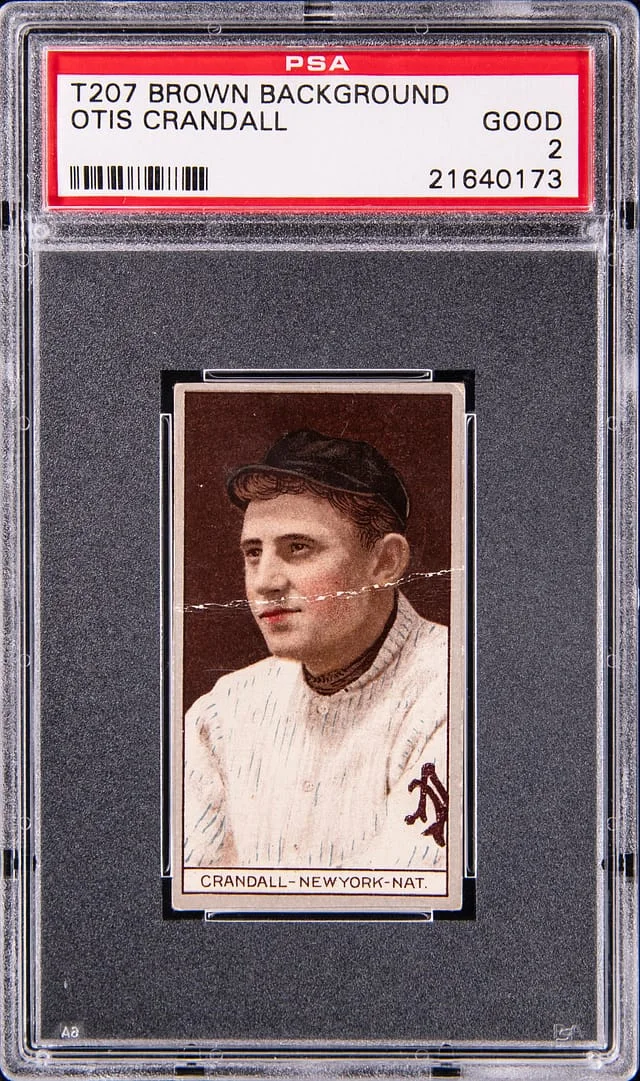1912 T207 Otis Crandall (Brown Background) #NNO card image