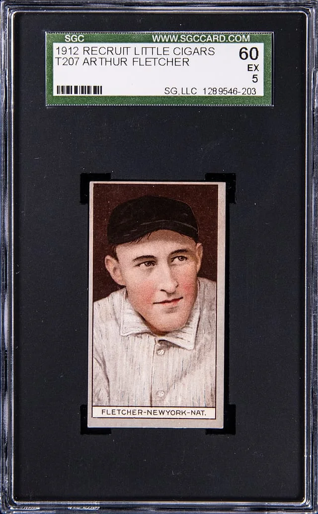 1912 T207 Recruit Little Cigars Arthur Fletcher #no-number card image