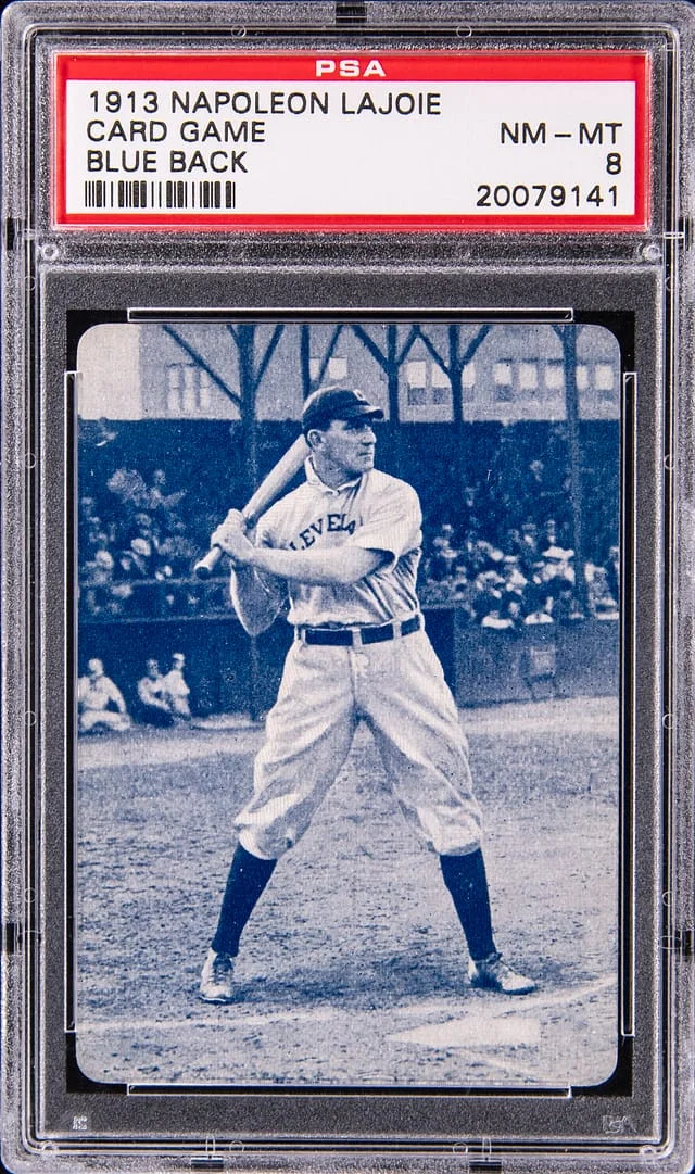 1913 Napoleion Lajoie Card Game Blue Back Nap Lajoie #NNO card image