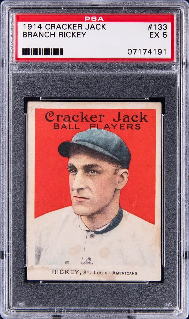 1914 Cracker Jack Branch Rickey #133 card image