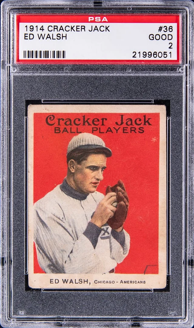 1914 Cracker Jack Ed Walsh #36 card image