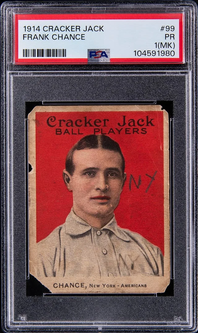 1914 Cracker Jack Frank Chance #99 card image