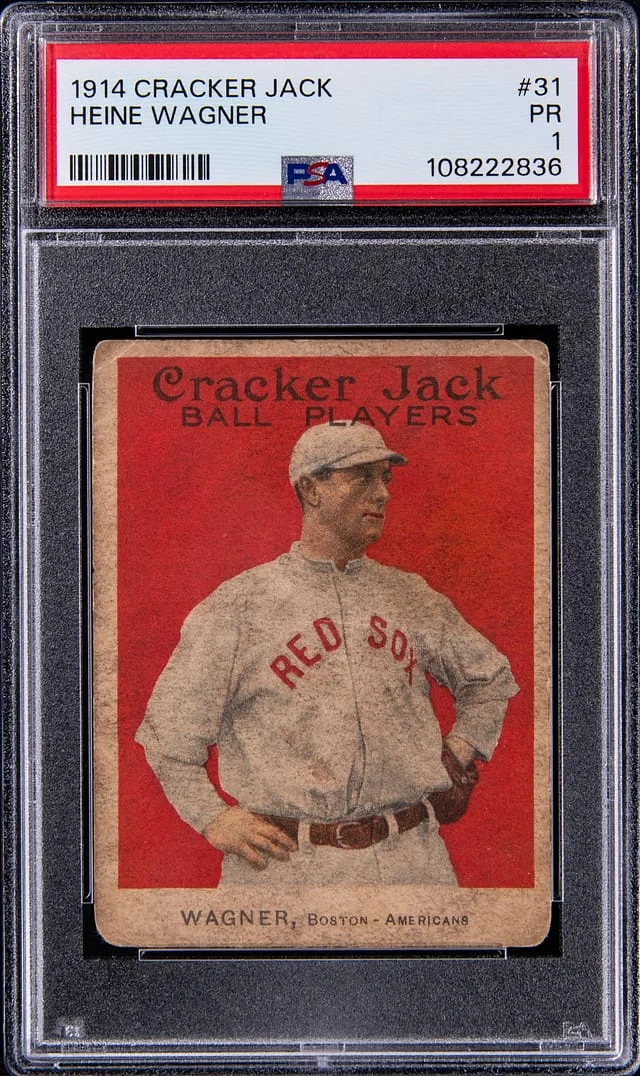 1914 Cracker Jack Heine Wagner #31 card image
