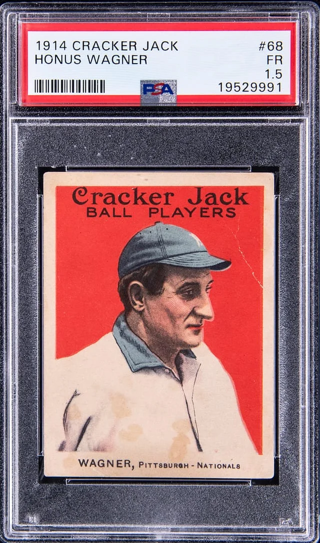 1914 Cracker Jack Honus Wagner #68 card image