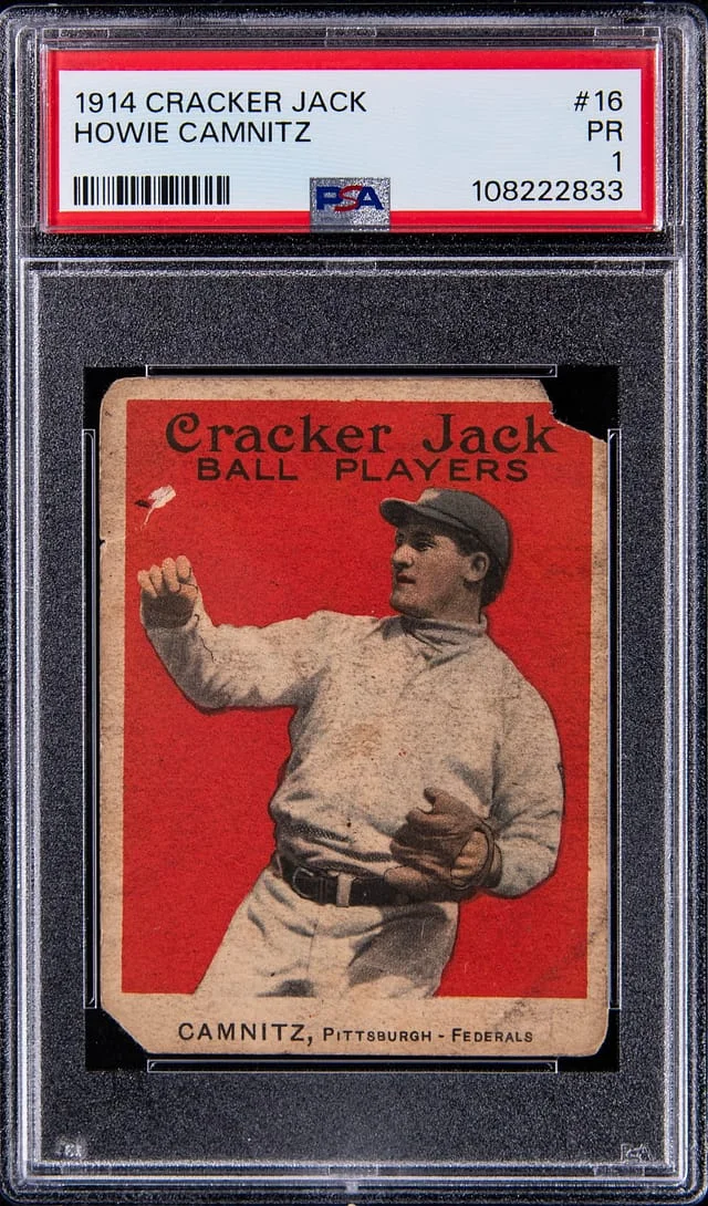 1914 Cracker Jack Howie Camnitz - Federal League Player #16 card image