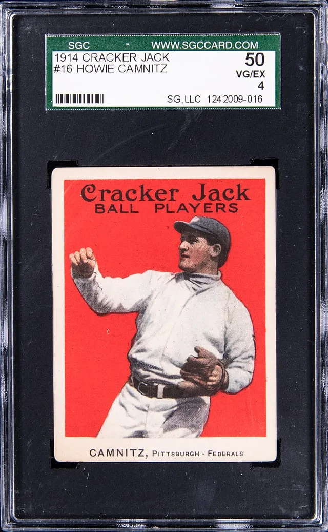 1914 Cracker Jack Howie Camnitz - Federal League Subject #16 card image