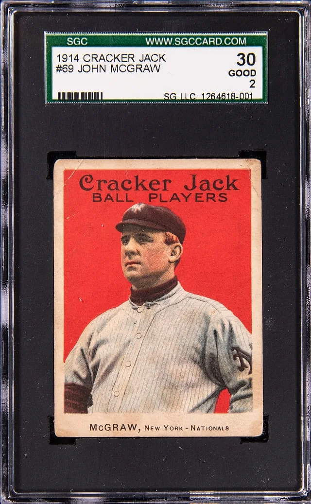 1914 Cracker Jack John McGraw #69 card image