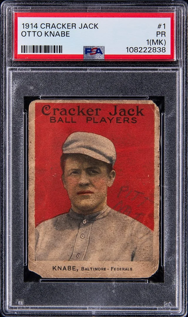1914 Cracker Jack Otto Knabe - Federal League Player #1 card image
