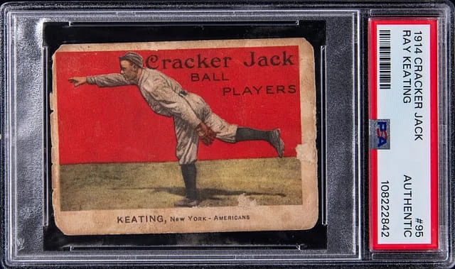 1914 Cracker Jack Ray Keating #95 card image