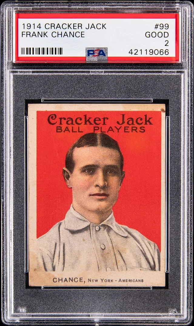 1914 E145 Cracker Jack Frank Chance #99 card image