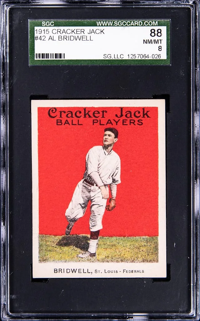 1915 Cracker Jack Al Bridwell - Federal League Subject #42 card image