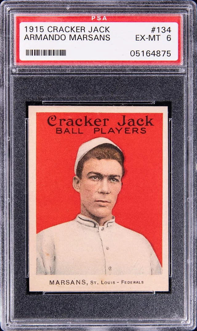 1915 Cracker Jack Armando Marsans #134 card image
