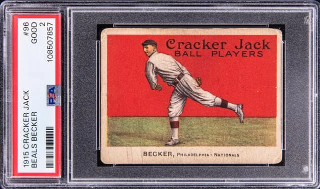 1915 Cracker Jack Beals Becker #96 card image