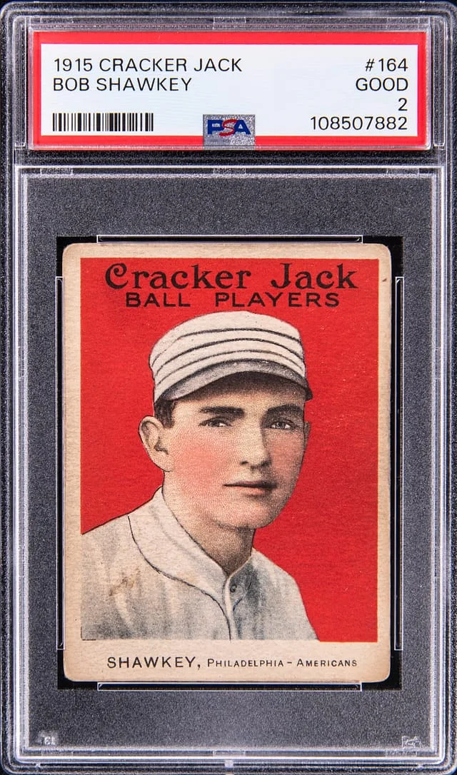 1915 Cracker Jack Bob Shawkey #164 card image