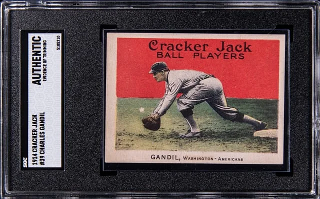 1915 Cracker Jack Charles Gandil #39 card image