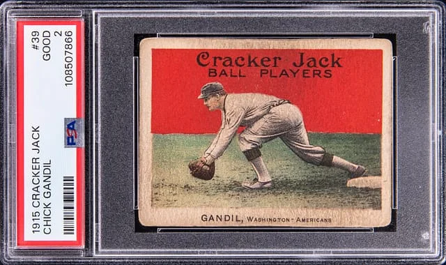 1915 Cracker Jack Chick Gandil - Black Sox Player #39 card image