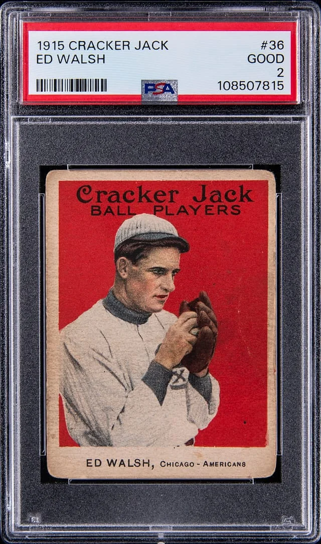 1915 Cracker Jack Ed Walsh #36 card image