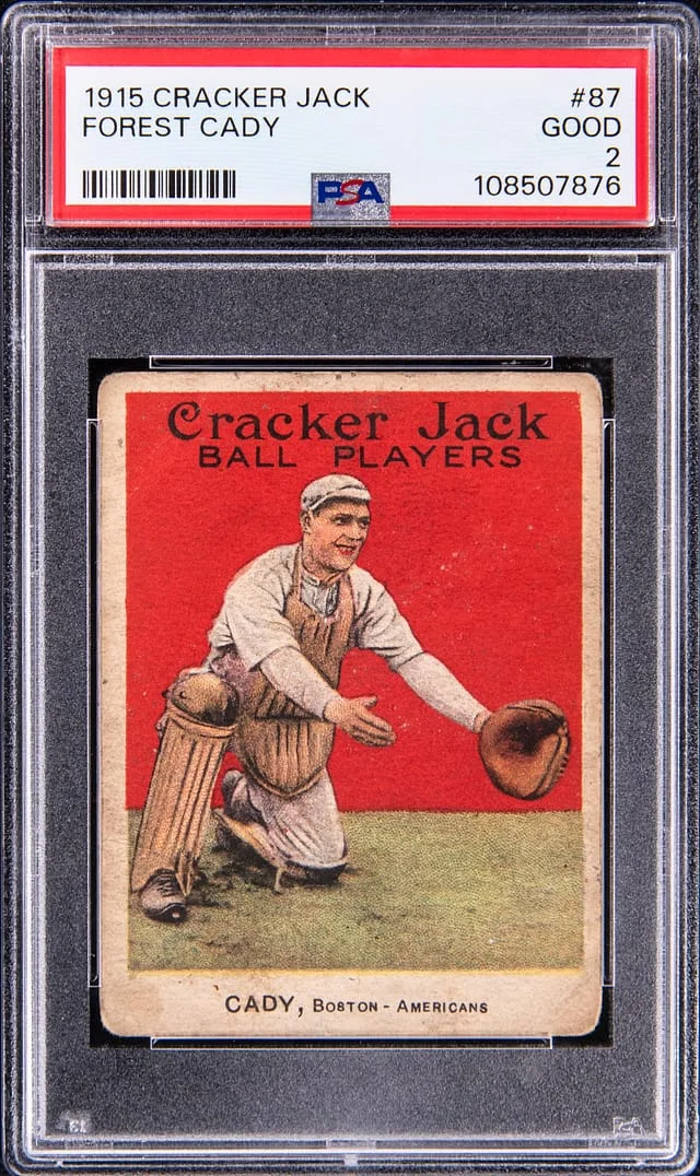1915 Cracker Jack Forest Cady #87 card image