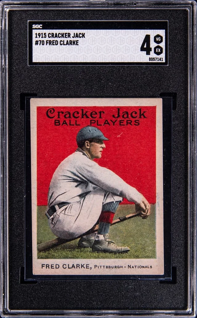 1915 Cracker Jack Fred Clarke #70 card image