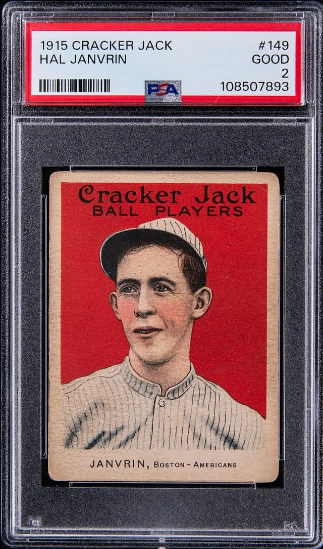 1915 Cracker Jack Hal Janvrin #149 card image