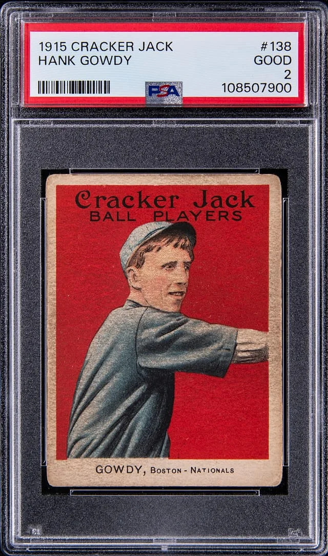 1915 Cracker Jack Hank Gowdy #138 card image