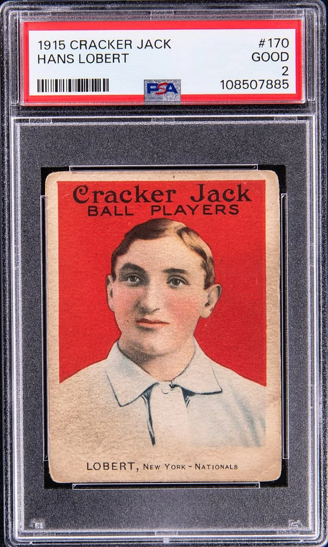 1915 Cracker Jack Hans Lobert #170 card image