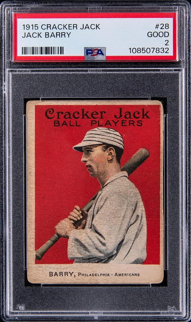1915 Cracker Jack Jack Barry #28 card image