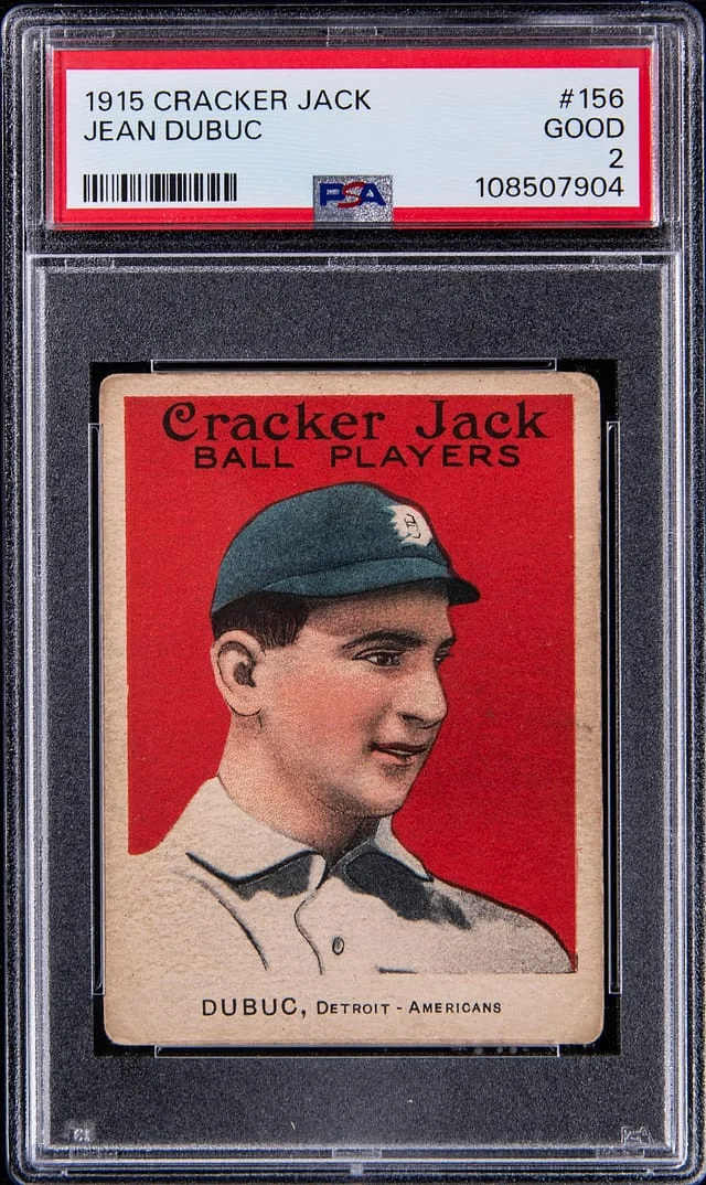 1915 Cracker Jack Jean Dubuc #156 card image