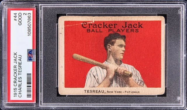 1915 Cracker Jack Jeff Tesreau #44 card image