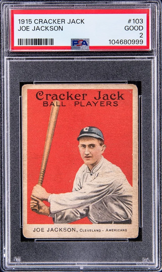 1915 Cracker Jack Joe Jackson #103 card image