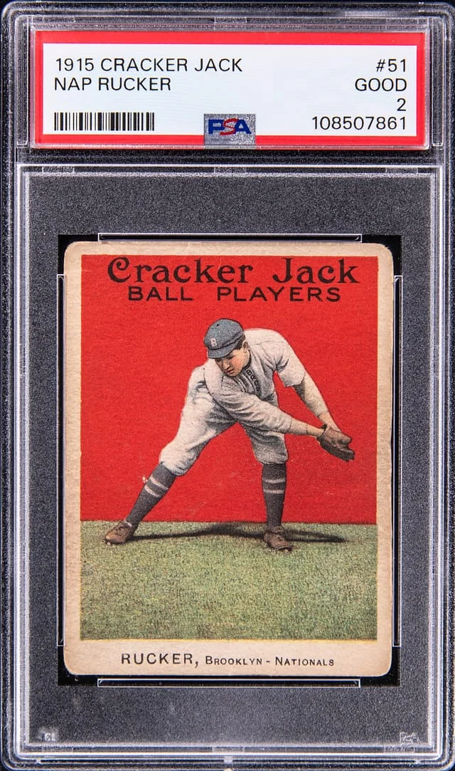 1915 Cracker Jack Nap Rucker #51 card image