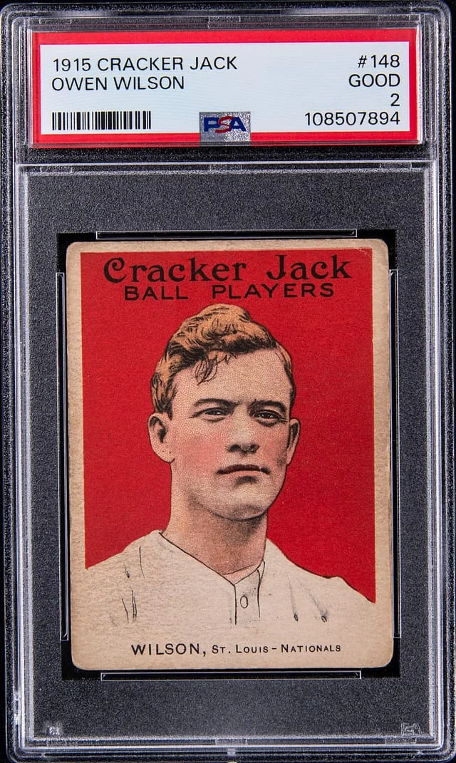 1915 Cracker Jack Owen Wilson #148 card image