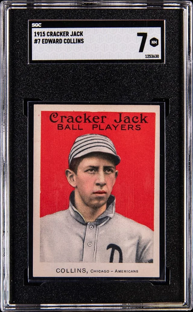 1915 E145 Cracker Jack Eddie Collins #7 card image