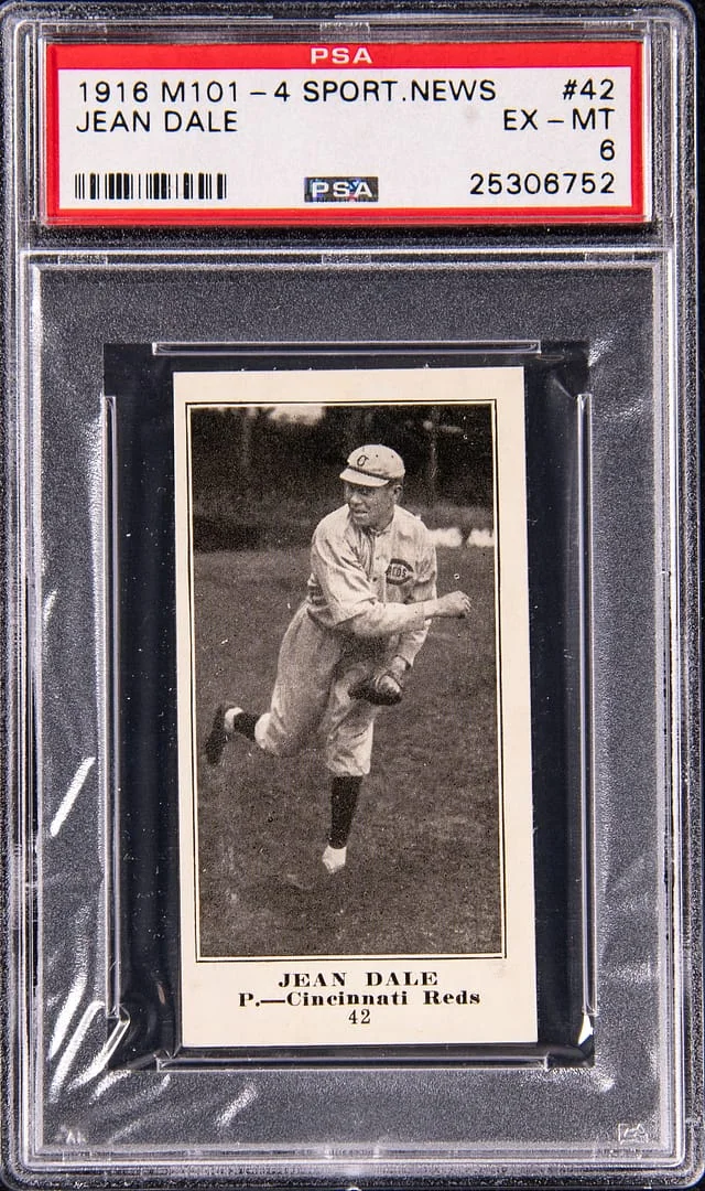 1916 M101-4 Sporting News Jean Dale #42 card image