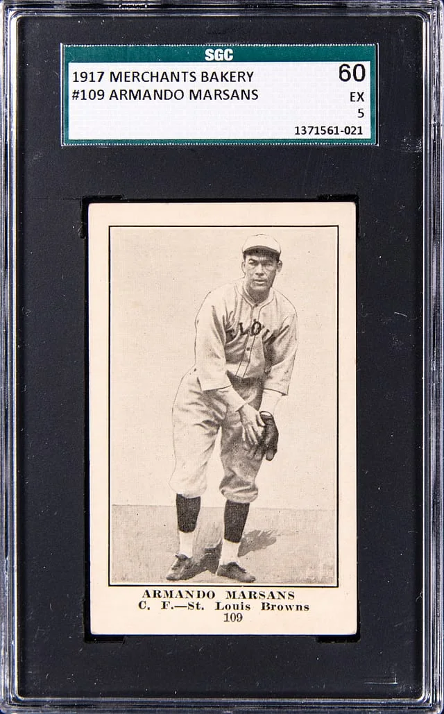 1917 Merchants Bakery Armando Marsans #109 card image