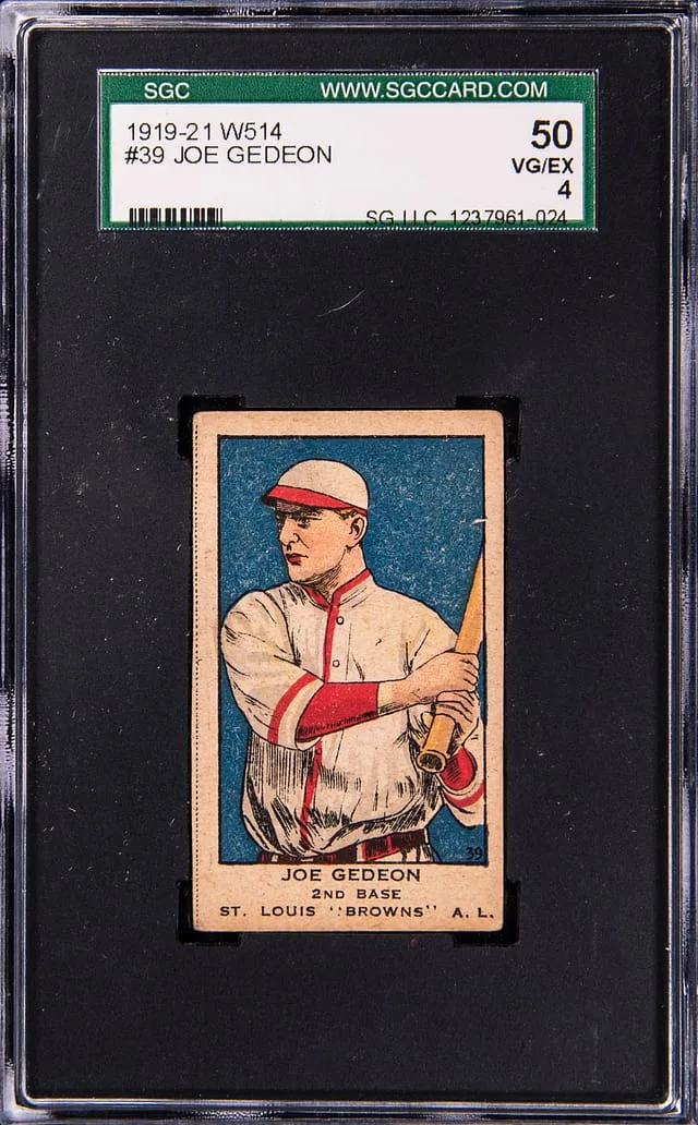 1919-21 W514 Joe Gedeon #39 card image