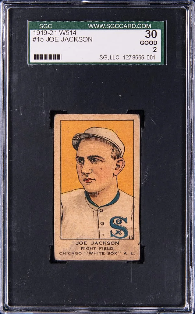 1919-21 W514 Joe Jackson #15 card image