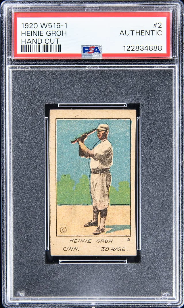 1920 W516-1 Hand Cut Heinie Groh #2 card image