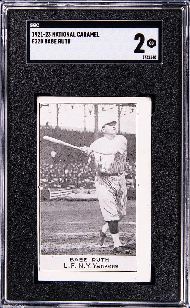 1921-23 National Caramel Babe Ruth #E220 card image