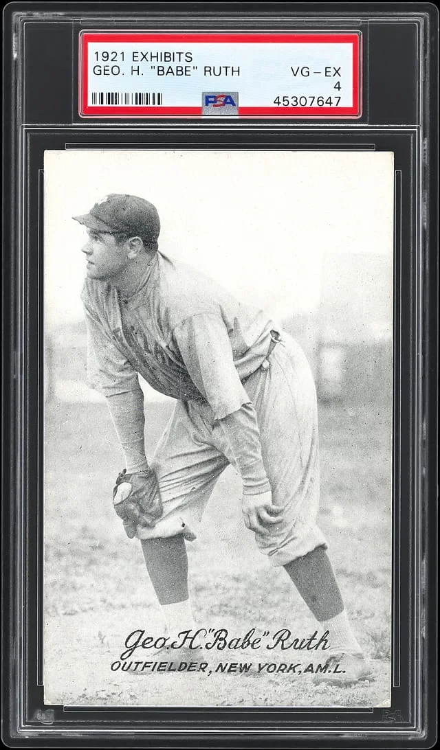 1921 Exhibits George H. Babe Ruth #W461-1 card image