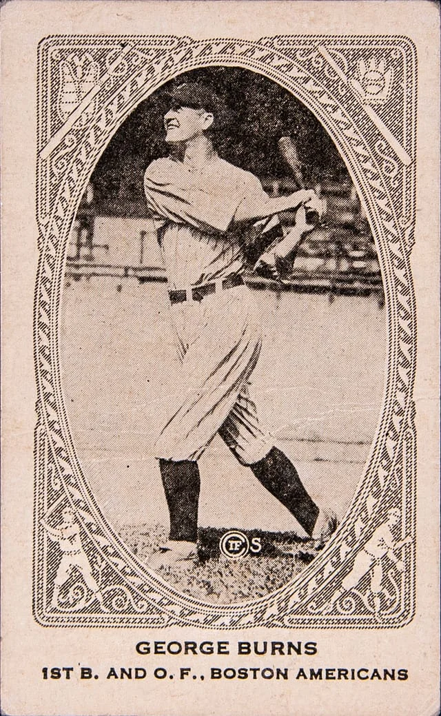1922 Neilson's Chocolate V61 Type George Burns #2 card image
