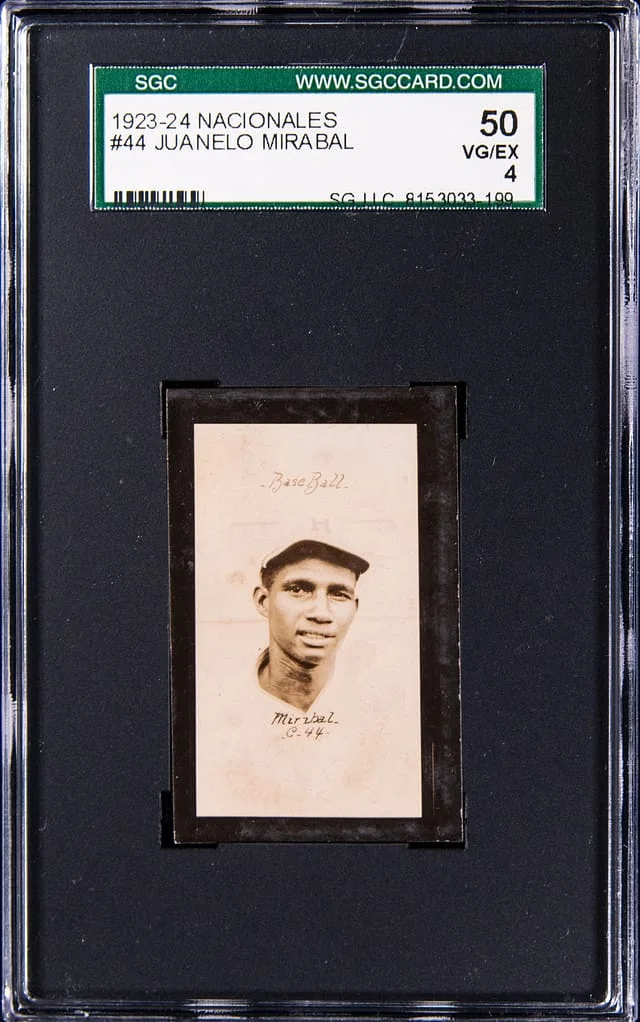 1923-24 Nacionales Cigarros Juanelo Mirabal #44 card image