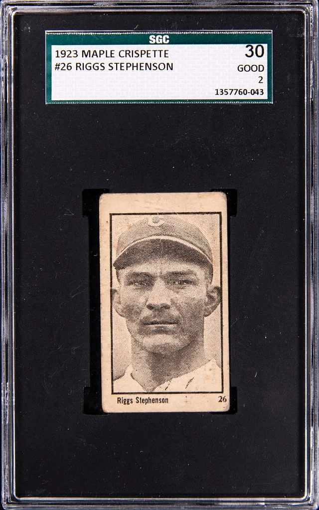 1923 Maple Crispette Riggs Stephenson #26 card image