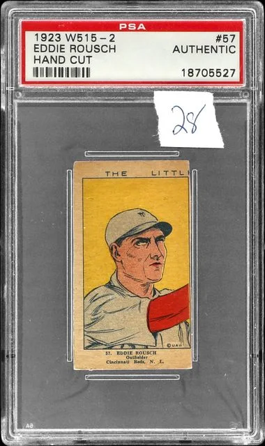1923 W515-2 Hand Cut Eddie Rousch #57 card image