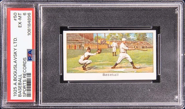 1925 A.Boguslavsky Ltd. Sports Records Baseball #50 card image