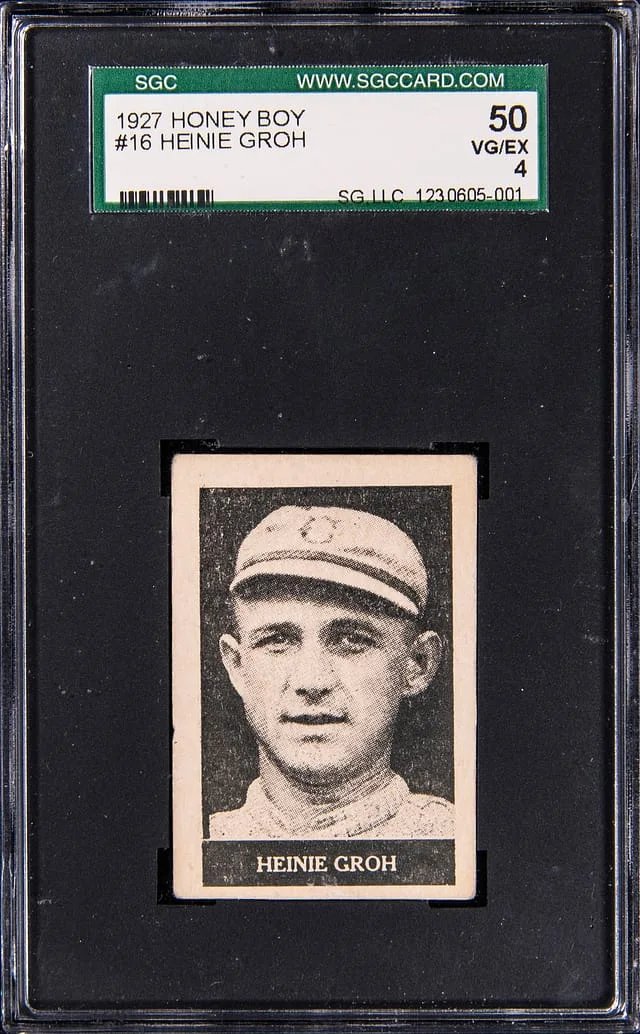 1927 FC59 Honey Boy Heinie Groh #16 card image