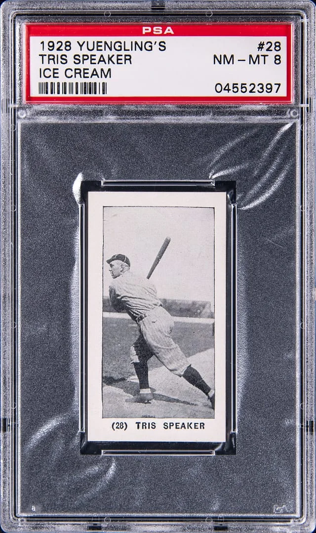 1928 F50 Yuengling's Ice Cream Tris Speaker #28 card image