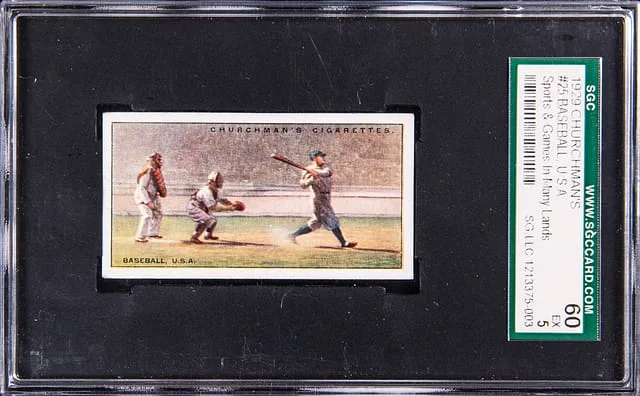 1929 W.A. & A.C. Churchman Sports, Games Baseball/Babe Ruth #25 card image
