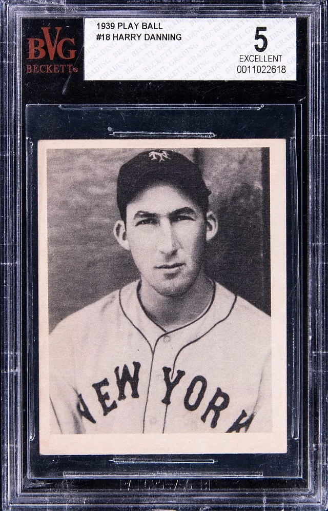 1930 Play Ball Harry Danning #18 card image