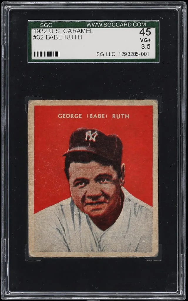 1932 U.S. Caramel Babe Ruth #32 card image